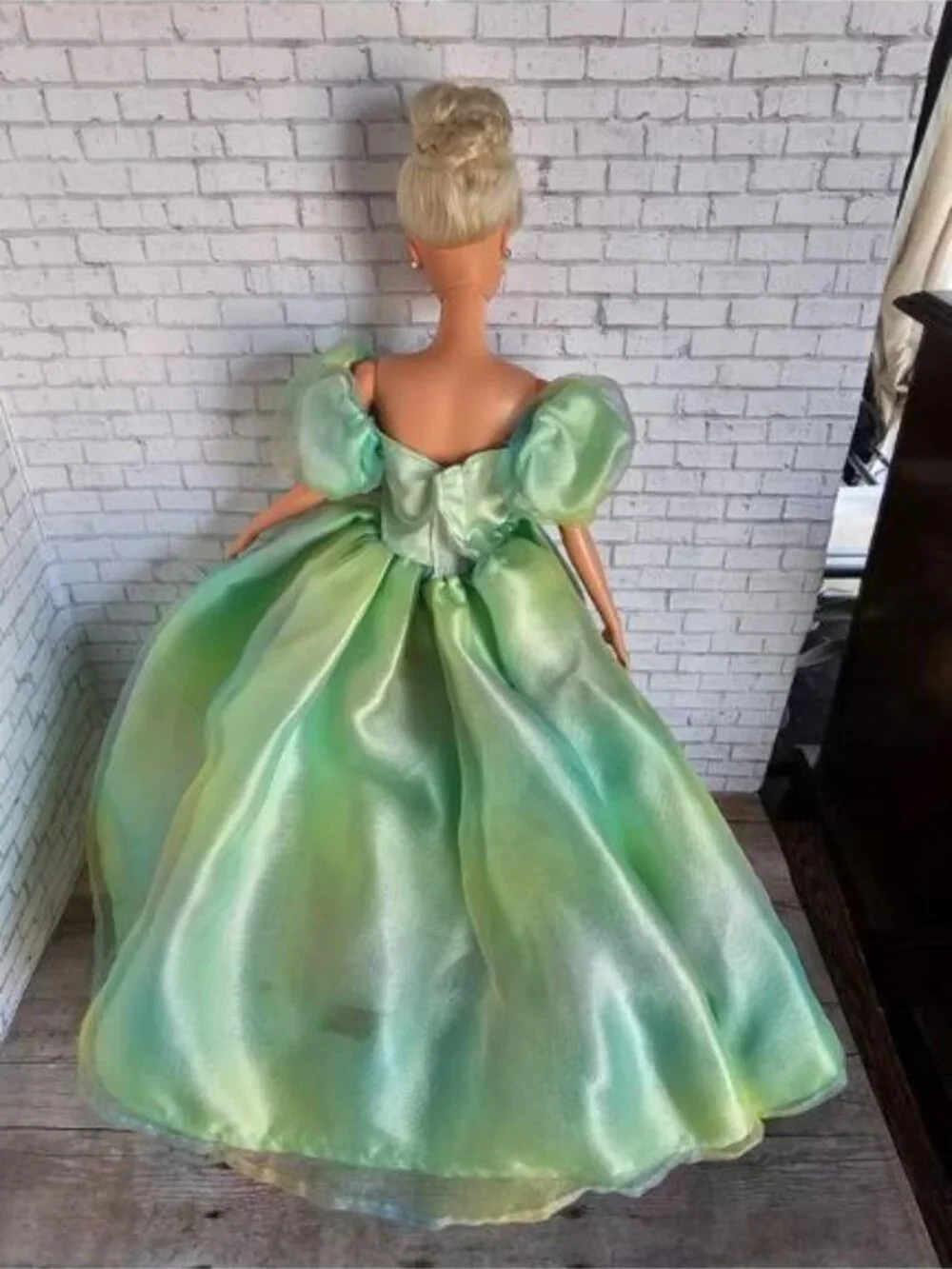 Mattel 1995 Ballerina Barbie Pirouette Doll Green Shimmer Dress Vintage Rare